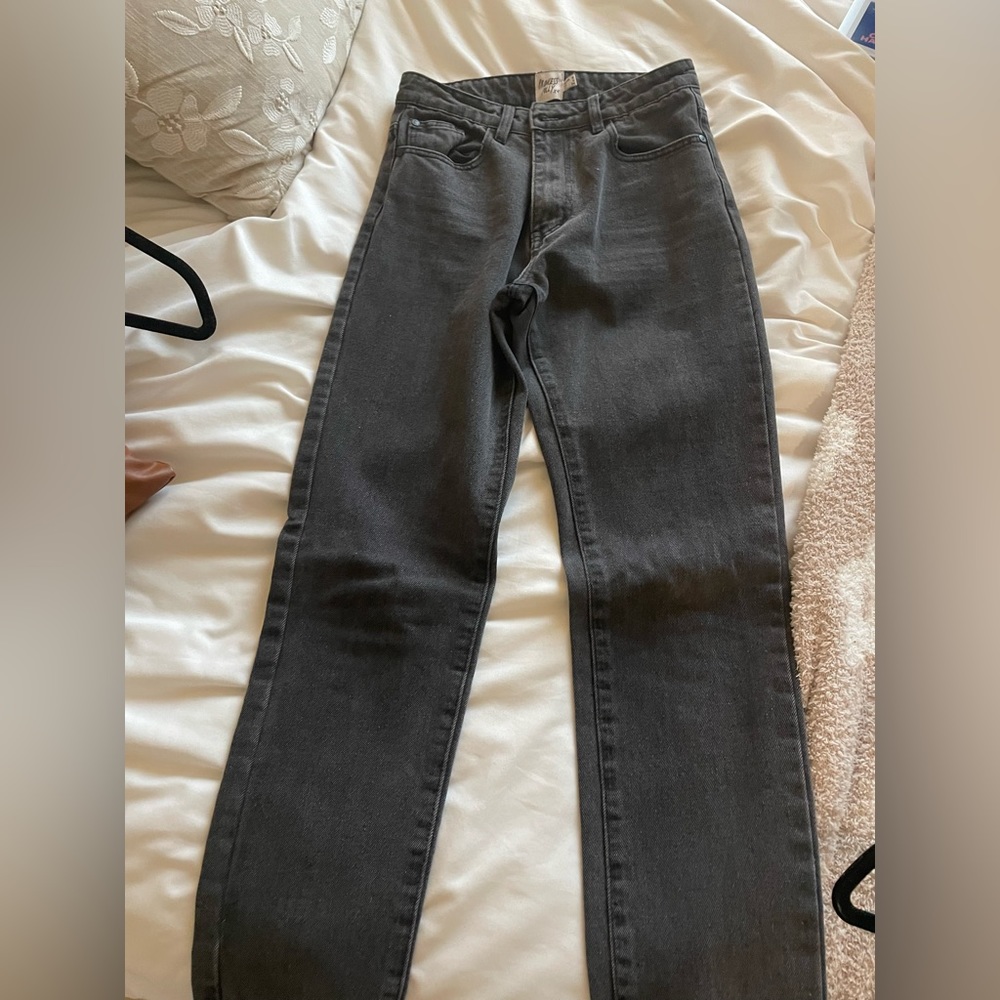 Princess Polly Black Wash Jeans
